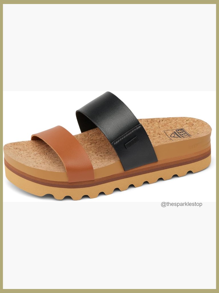 Womens Platform Fashion Sandal Arch Support Ultra Soft Cushion Footbed Slide